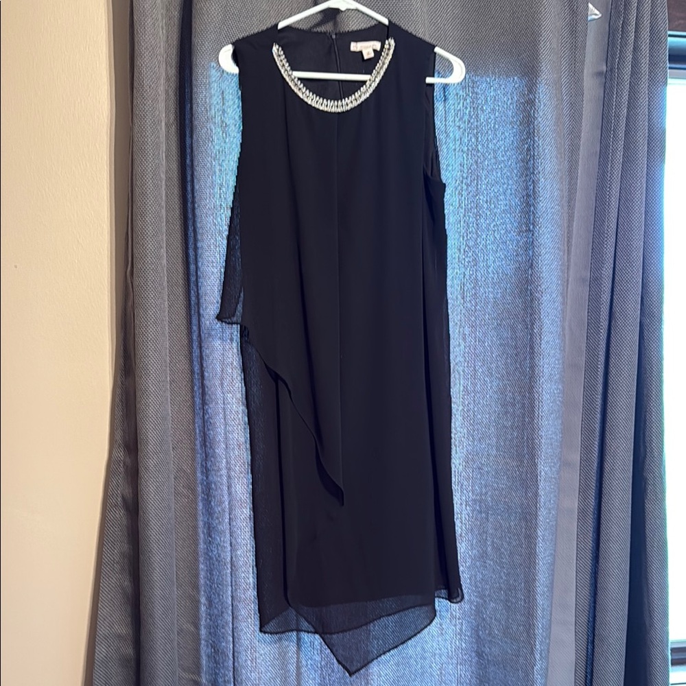 Elegant Black Sleeveless Dress